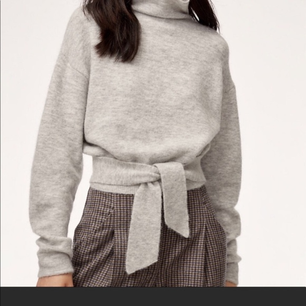 NWT Aritzia Wilfred Lorin Turtleneck in Dusty green size Medium